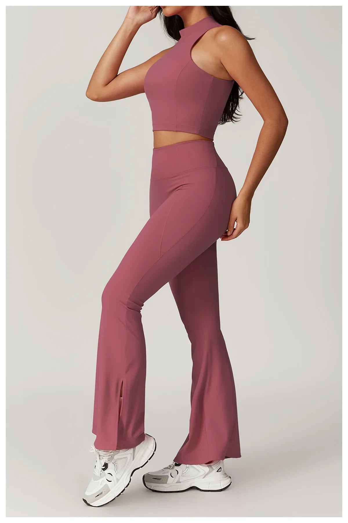 Rhythm Flare – Slit Leg Dance Leggings