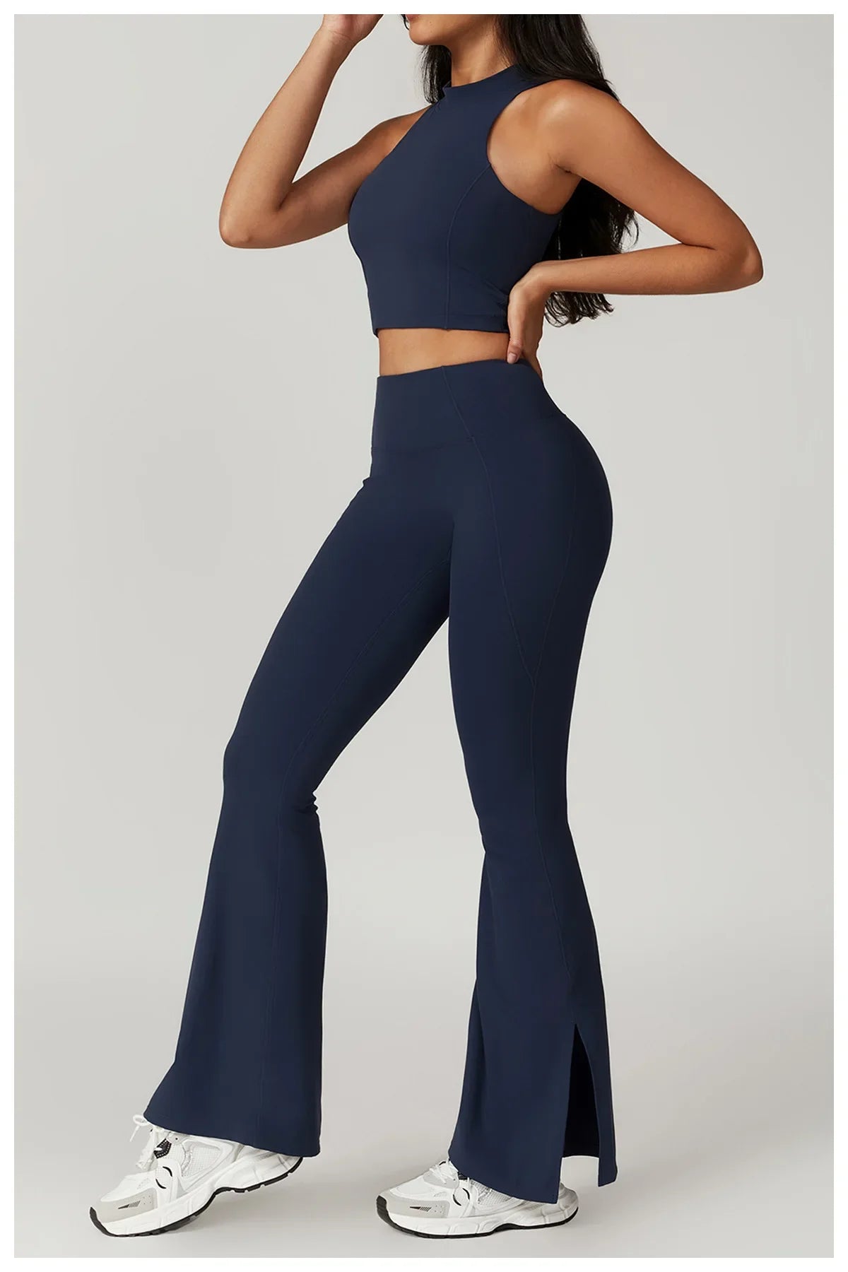 Rhythm Flare – Slit Leg Dance Leggings