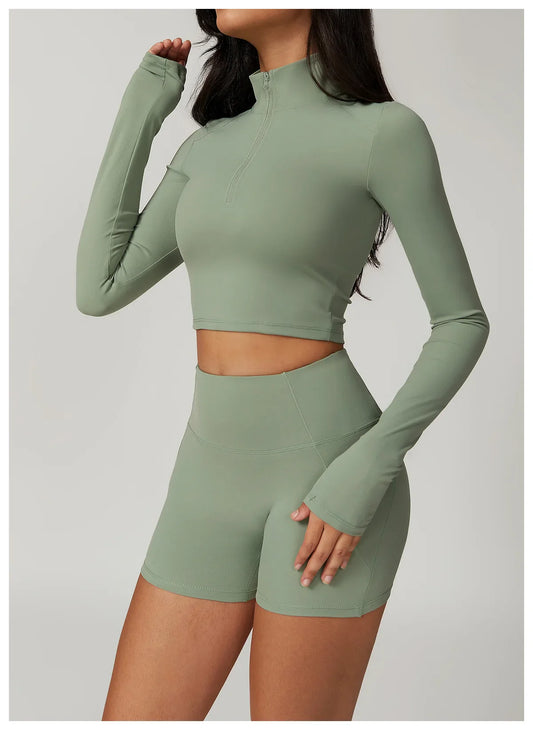 Swift Zip – Cropped Performance Jacket