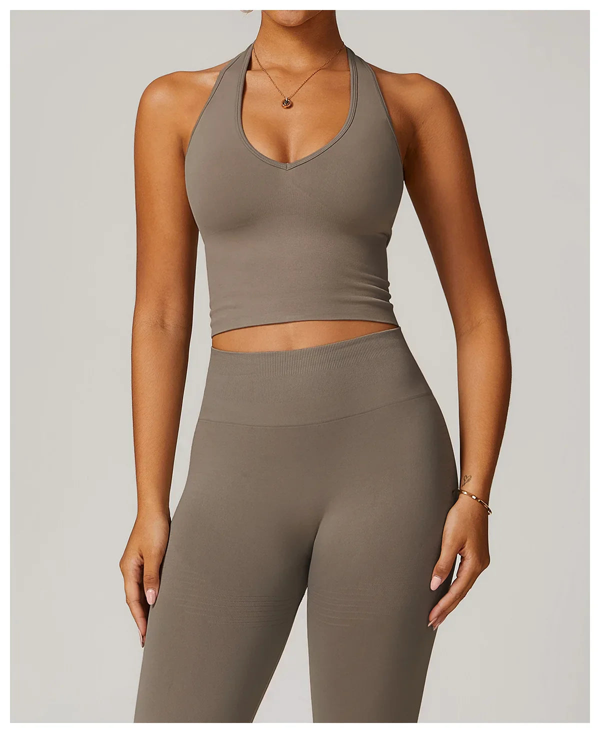 Lumi Tank – Contour Halter Top