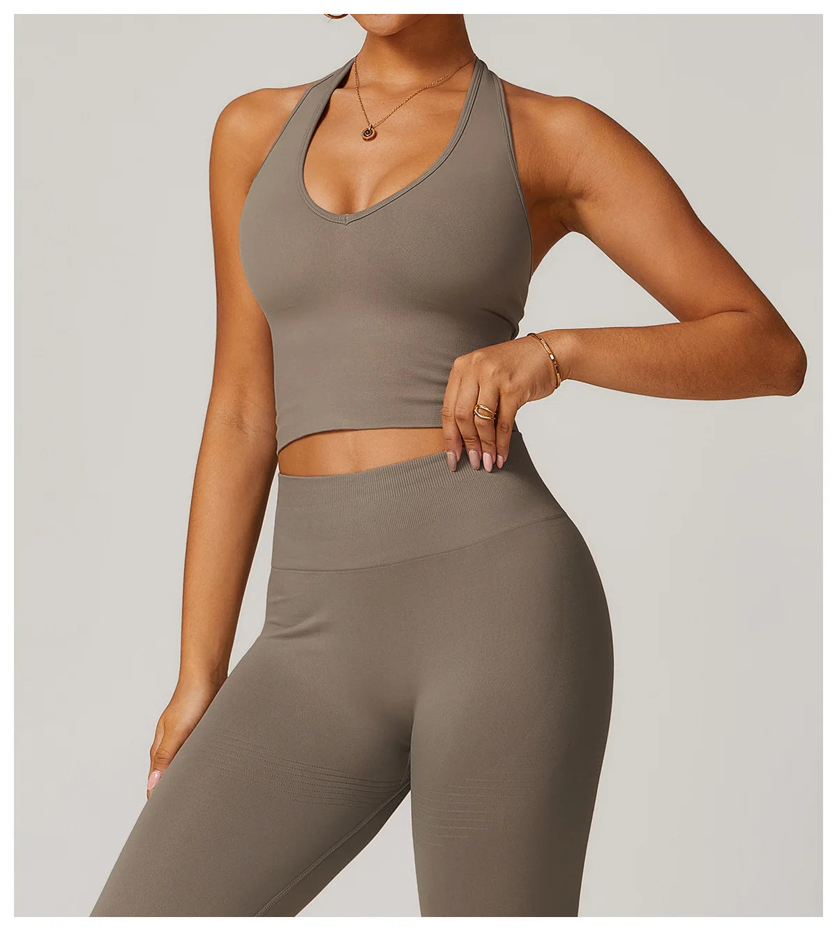 Lumi Tank – Contour Halter Top