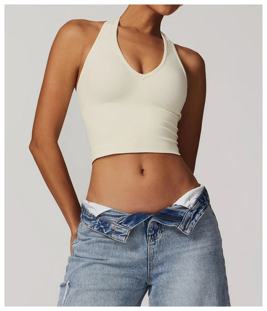 Lumi Tank – Contour Halter Top