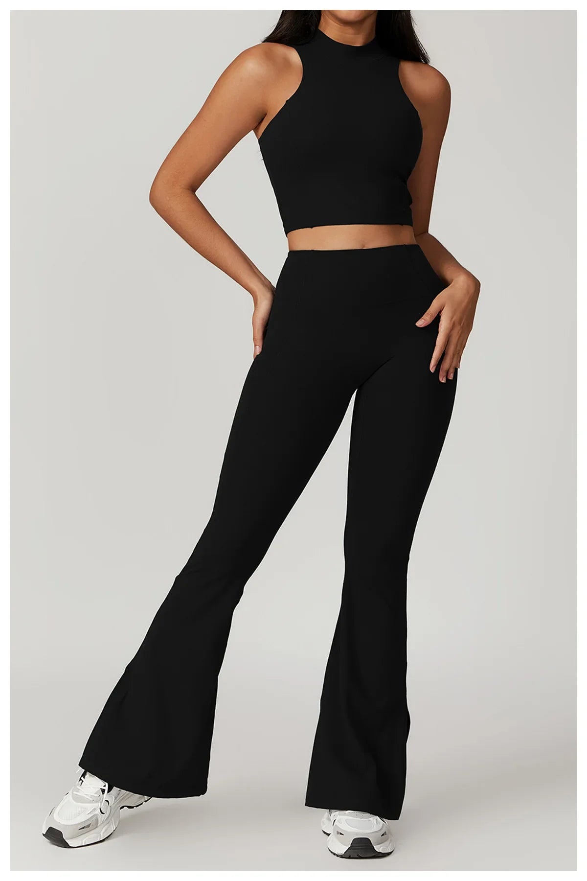 Rhythm Flare – Slit Leg Dance Leggings