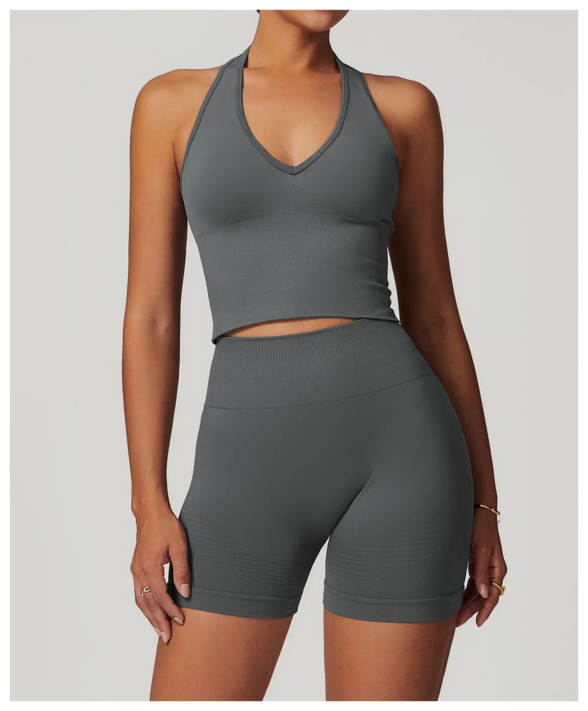 Lumi Tank – Contour Halter Top