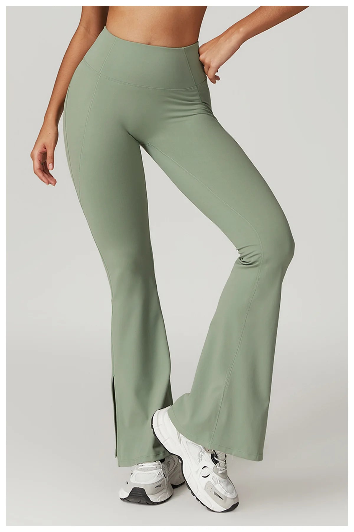 Rhythm Flare – Slit Leg Dance Leggings