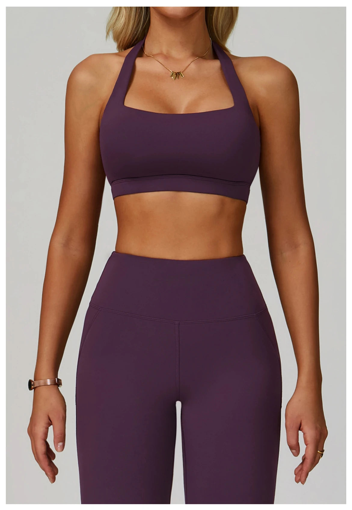 Muse Halter – Open Back Sculpt Bra