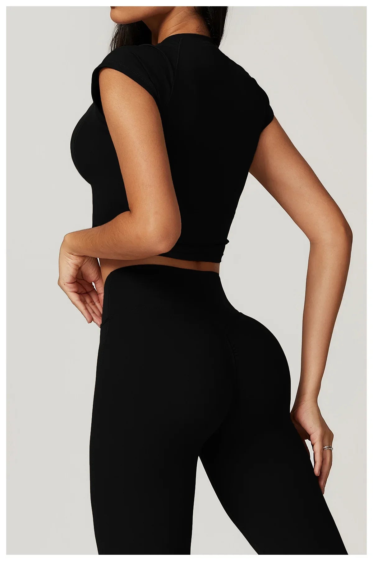 Align Tee – Sculpted Crop Training Top