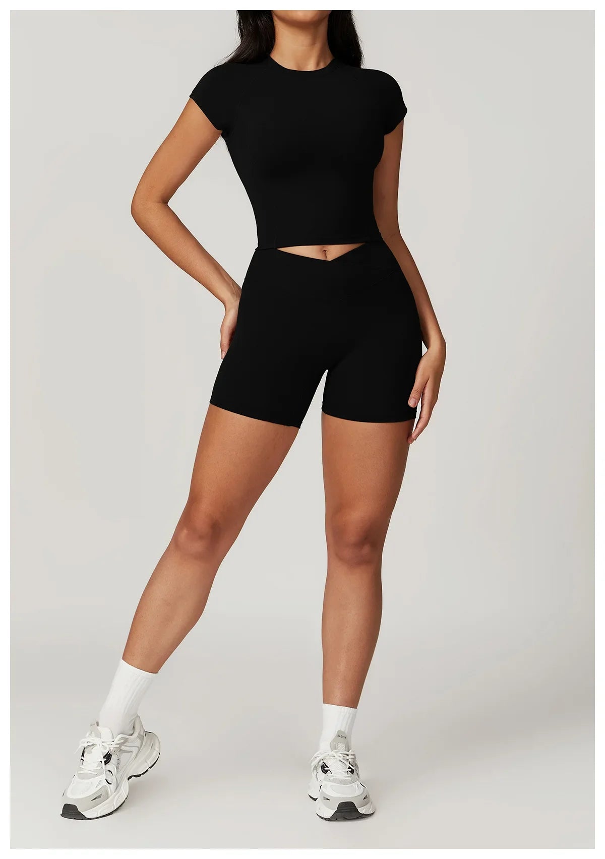 Align Tee – Sculpted Crop Training Top