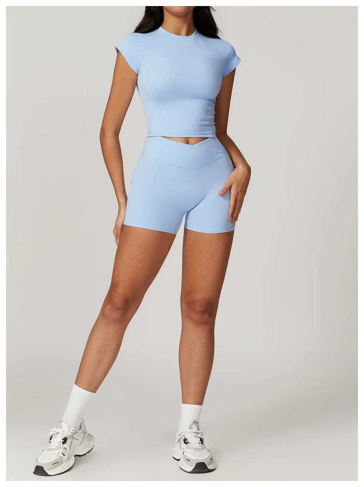 Align Tee – Sculpted Crop Training Top