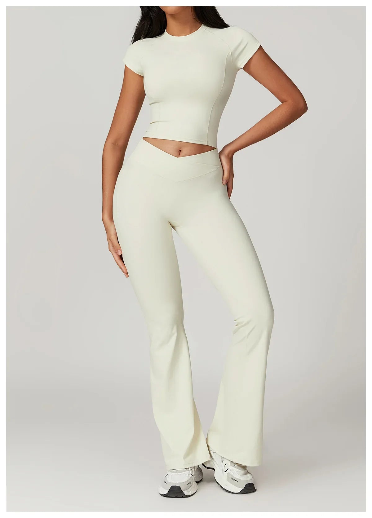 Align Tee – Sculpted Crop Training Top
