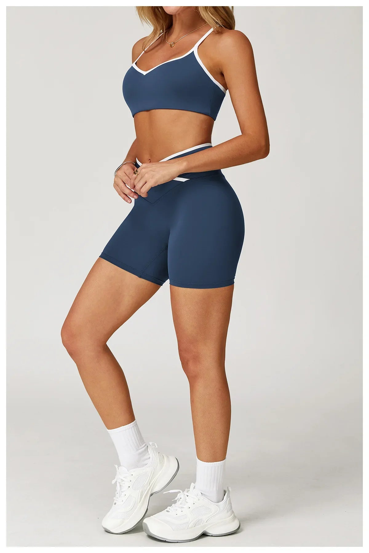 Vibe-Contrast Bra Deep Marina