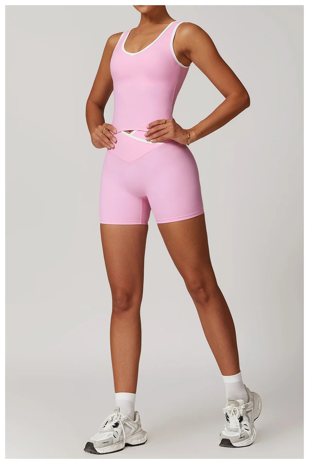 Vibe Tank – Contrast Trim Active Short Set