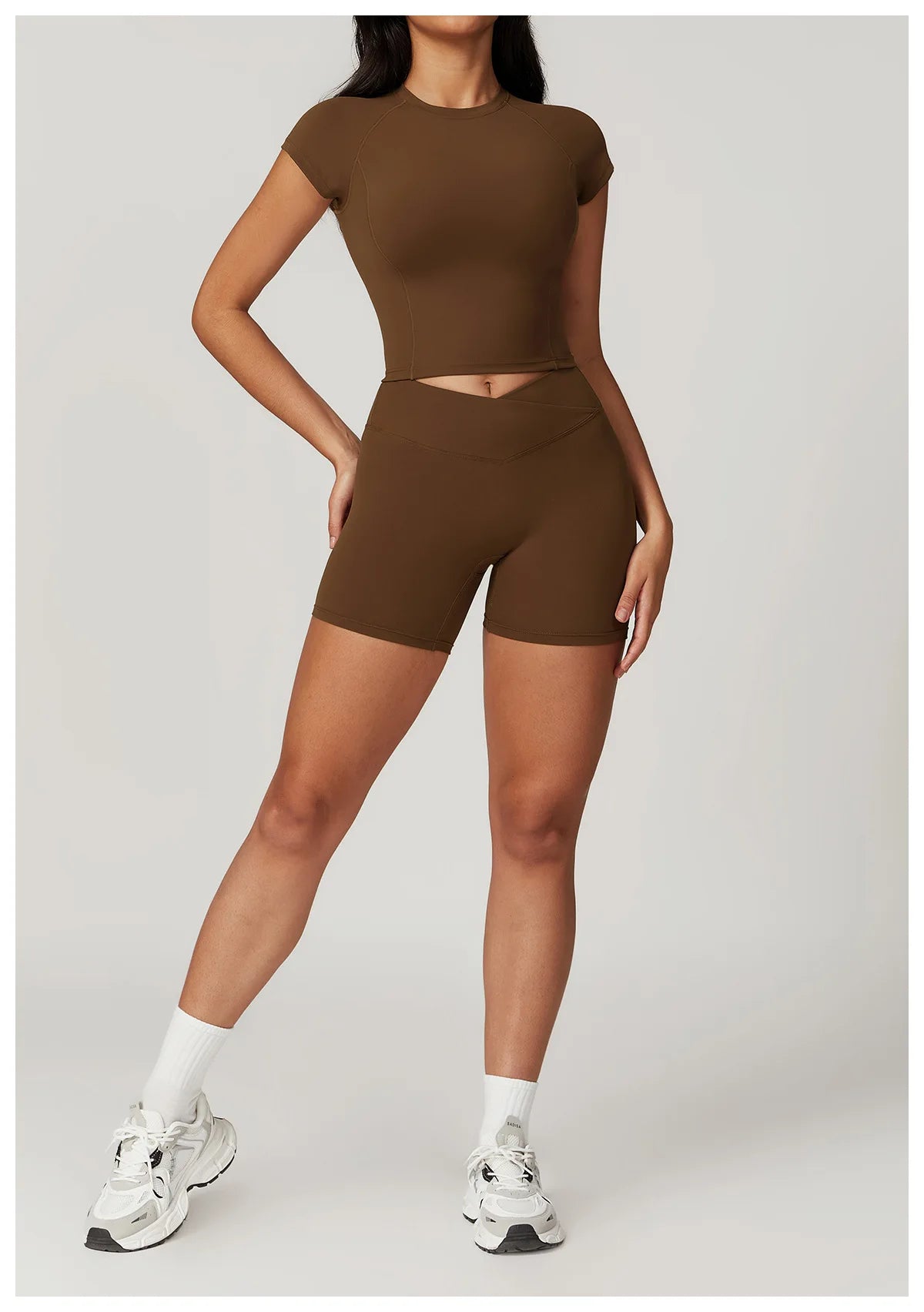 Align Tee – Sculpted Crop Training Top