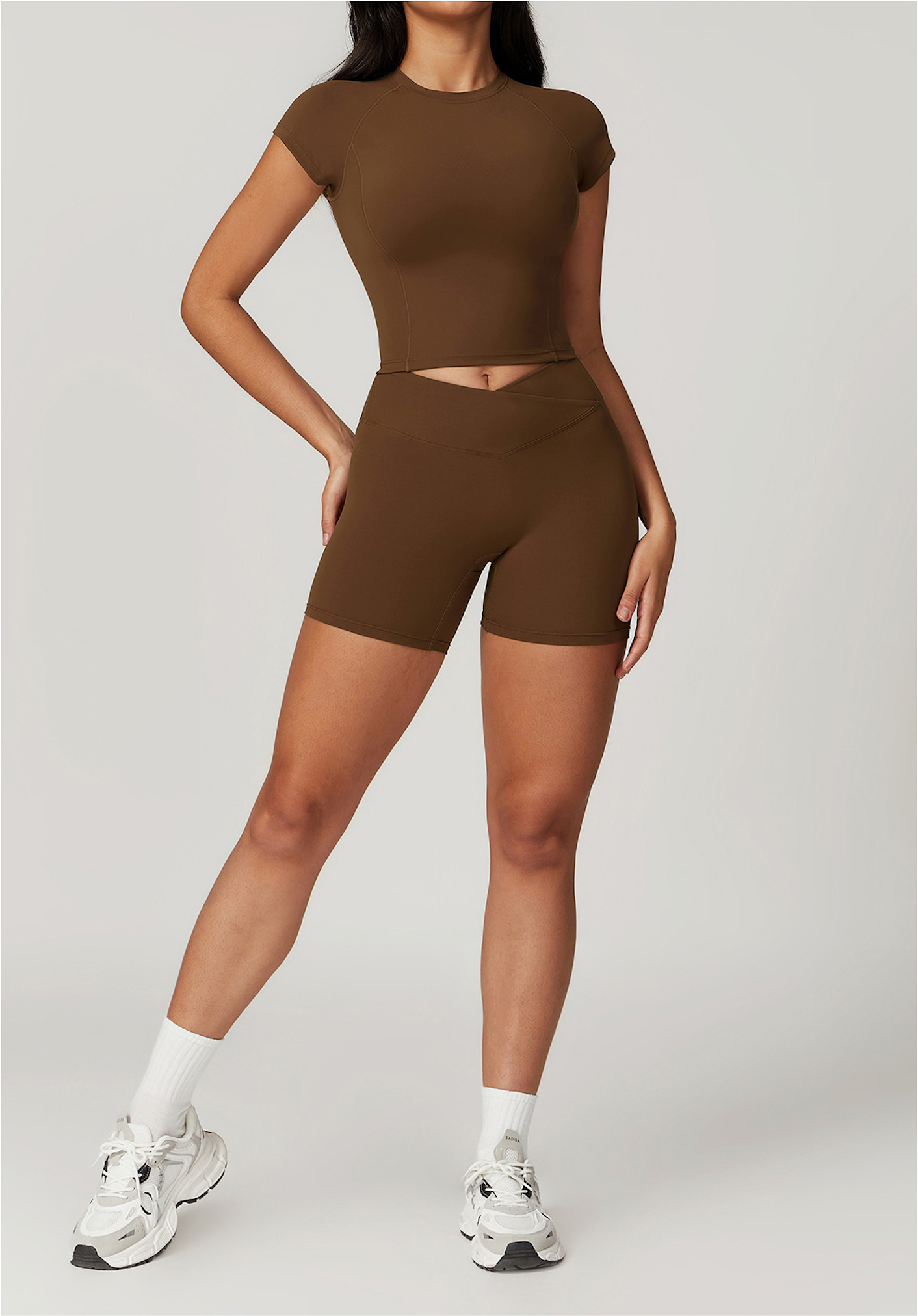 Lunair Form – Fitted Cap Sleeve Short Set