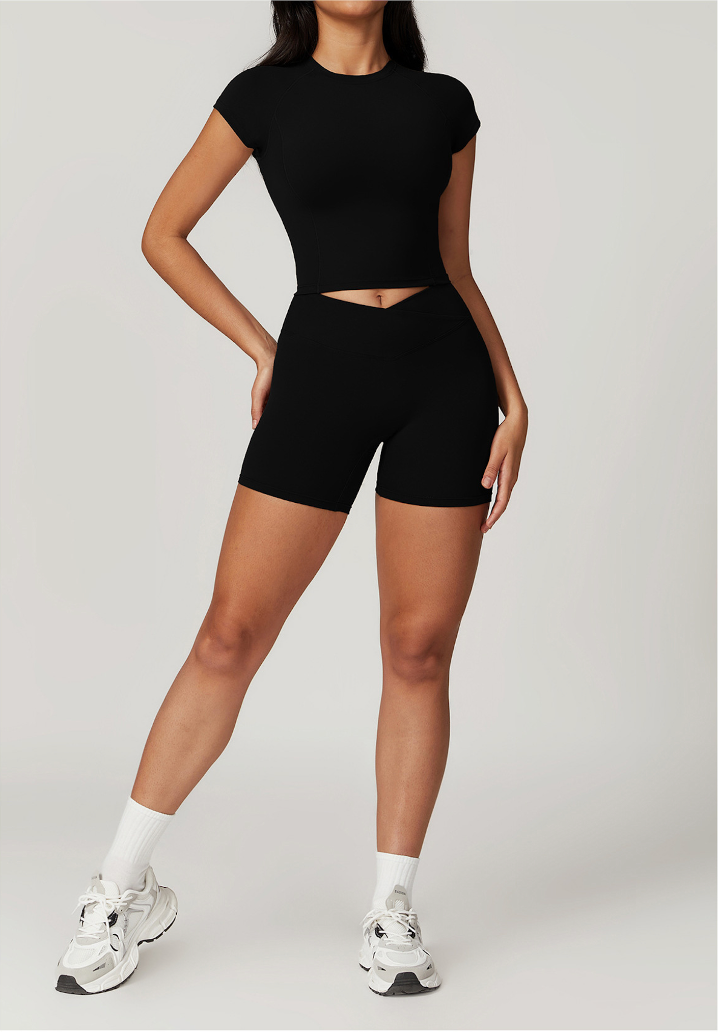 Lunair Form – Fitted Cap Sleeve Short Set