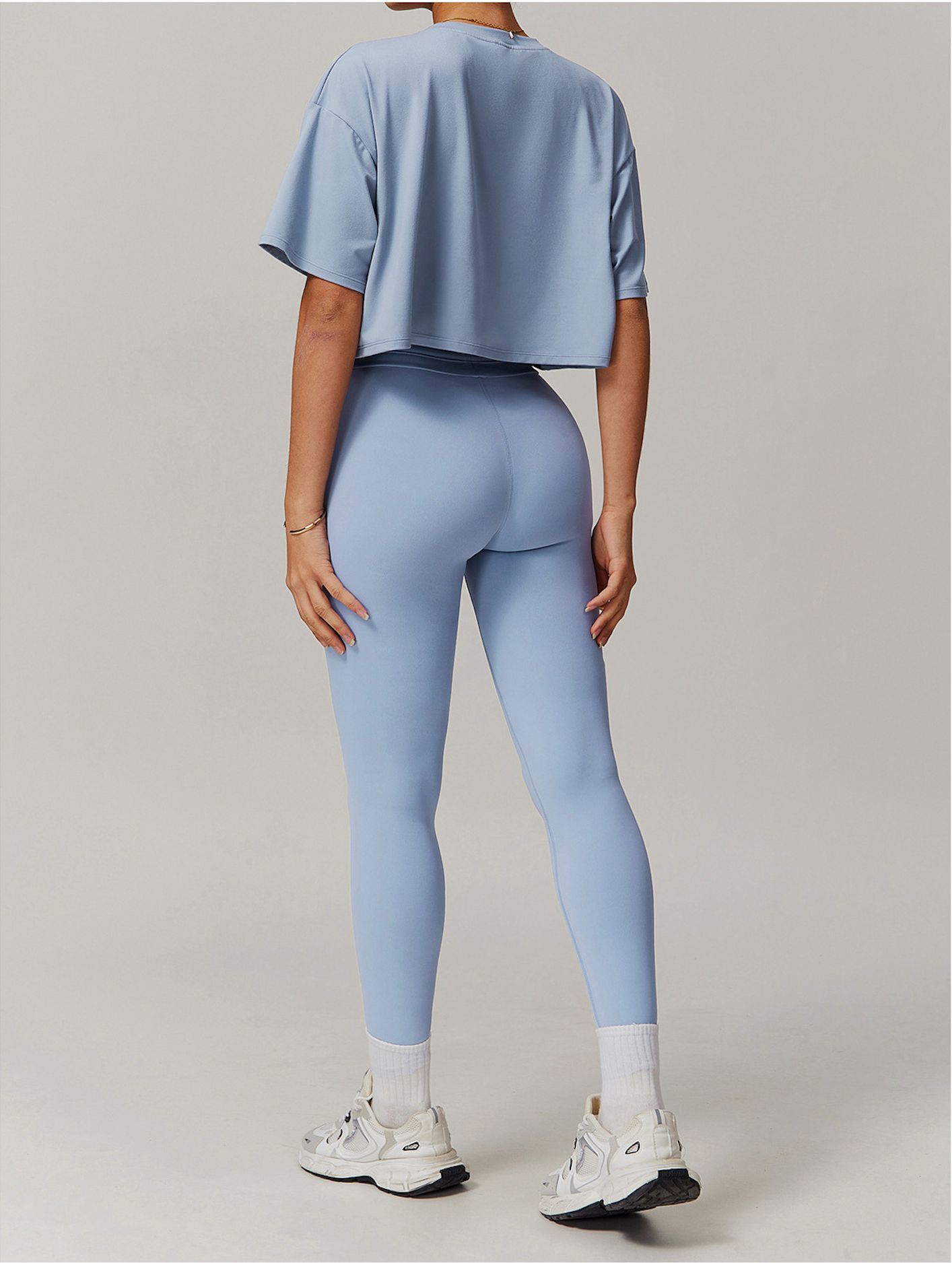 Ease Box – Cropped Boxy T-Shirt Legging Set