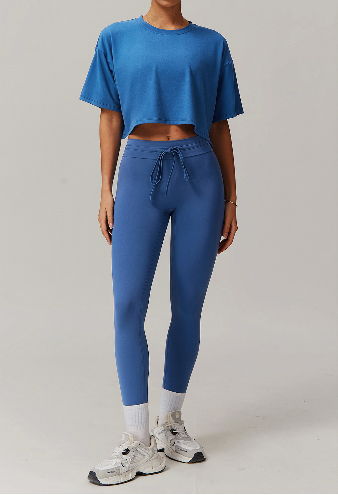 Ease Box – Cropped Boxy T-Shirt Legging Set