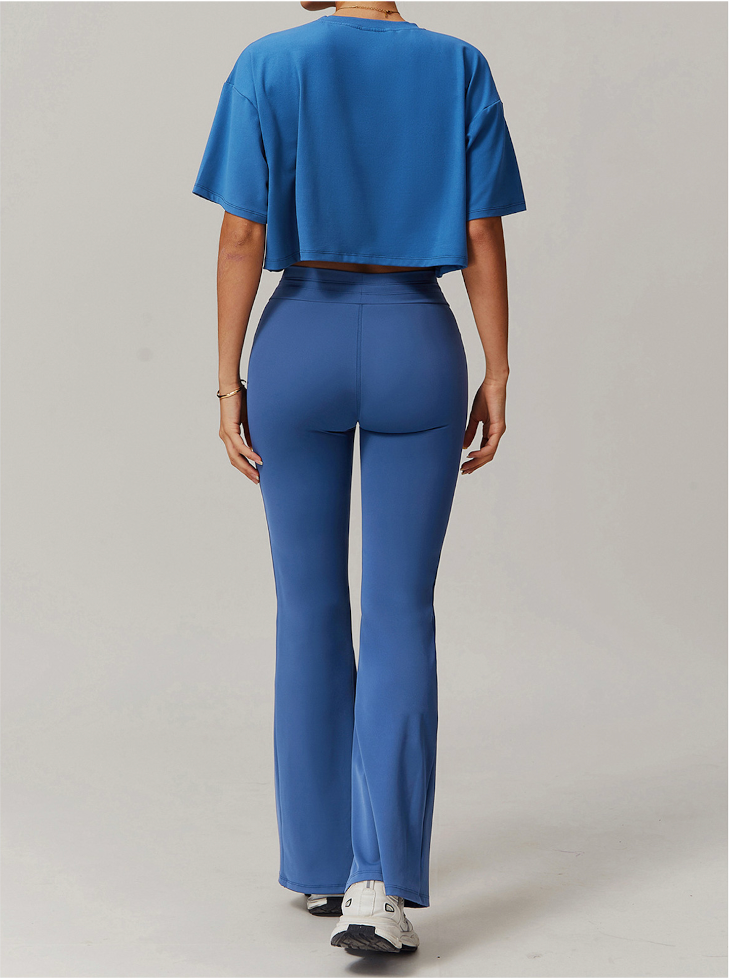 Ease Flare – Cropped Boxy T-Shirt Flare Pant Set