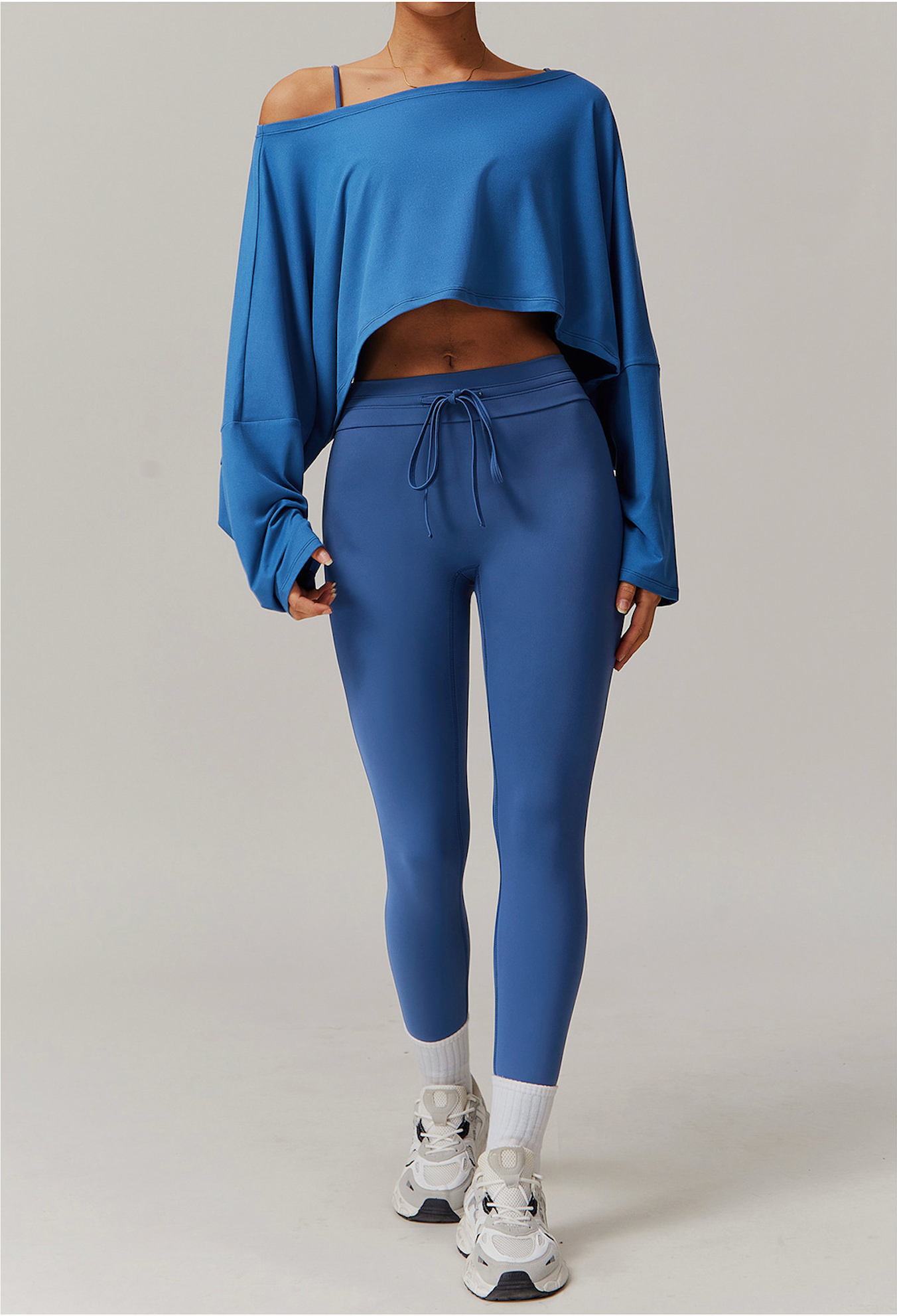 Ease Drape – Off Shoulder Tee & Legging Set