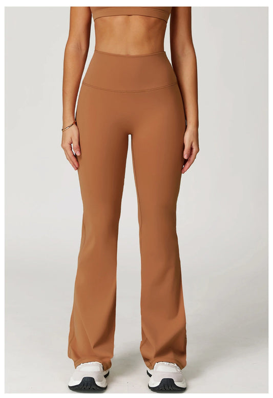 Lunair-Flare Leggings Burnt Clay