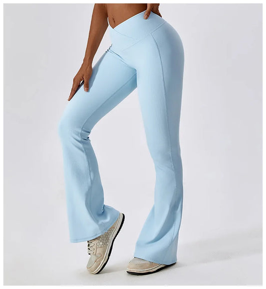 Nova-V Waist Leggings Aura Blue
