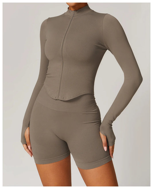 Sculpt-Fit Jacket Stone Beige