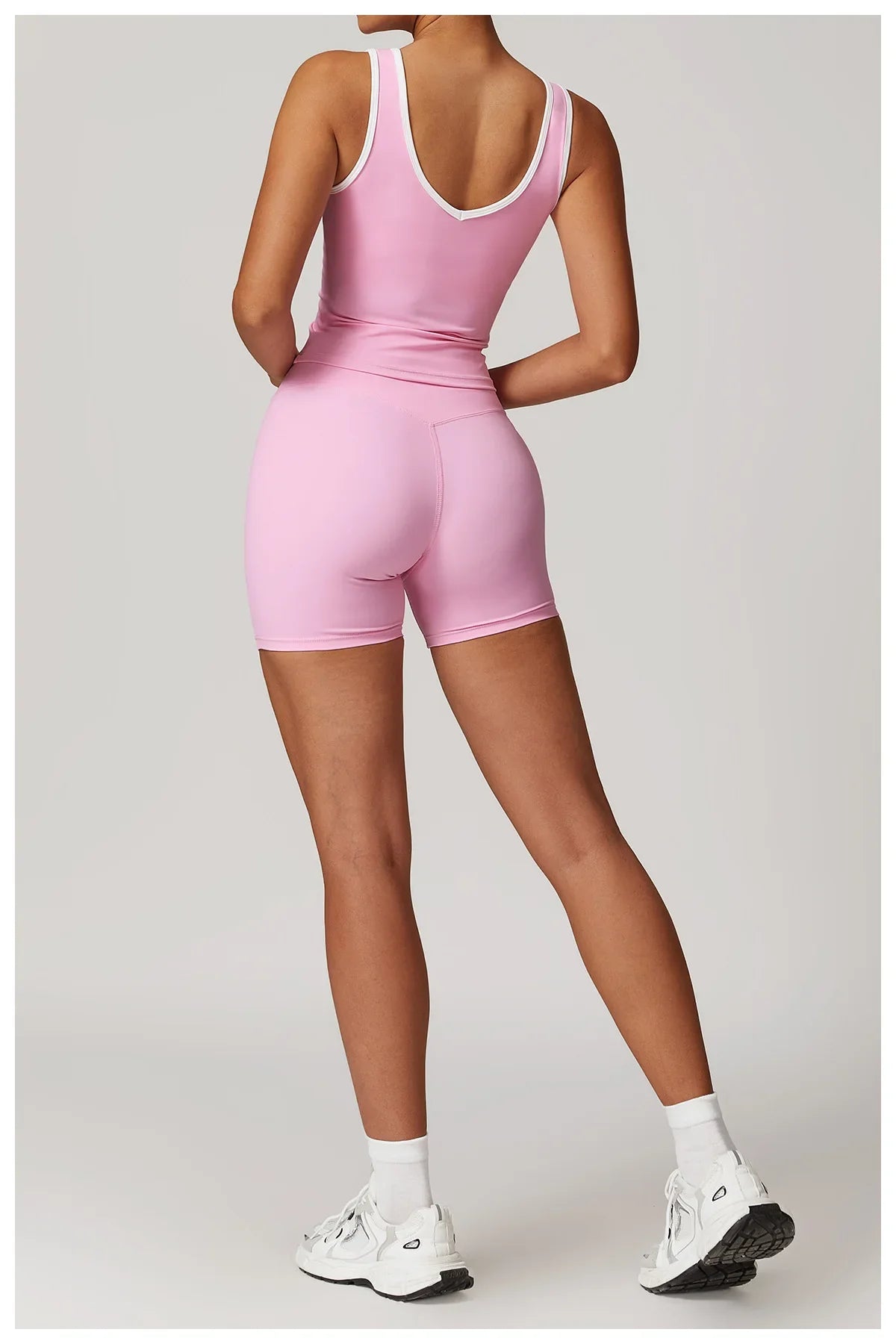 Vibe Tank – Contrast Trim Active Short Set