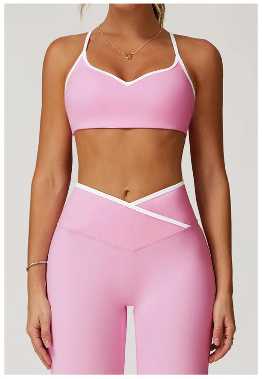 Vibe-Contrast Bra Blush Petal