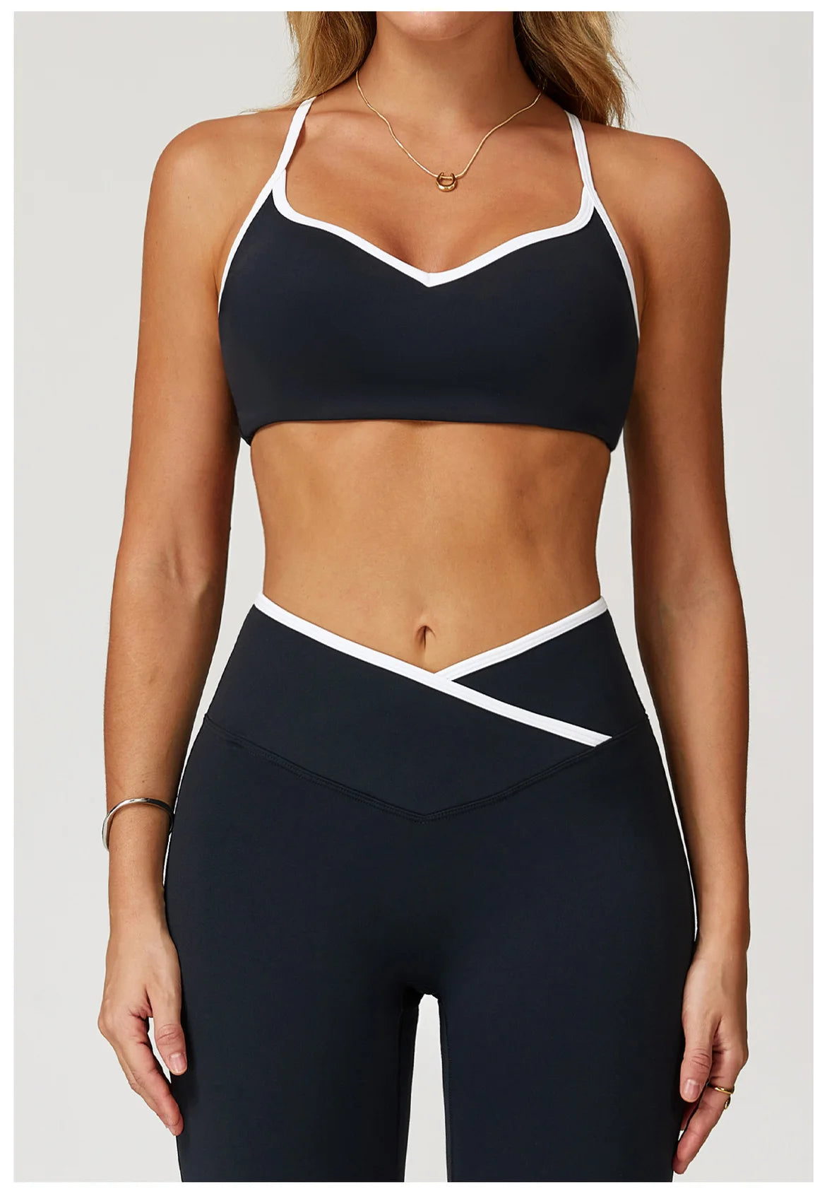 Vibe Edge – Contrast Trim Sport Bra