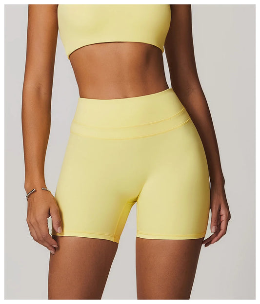 Lunair-Everyday Shorts Lemon Silk