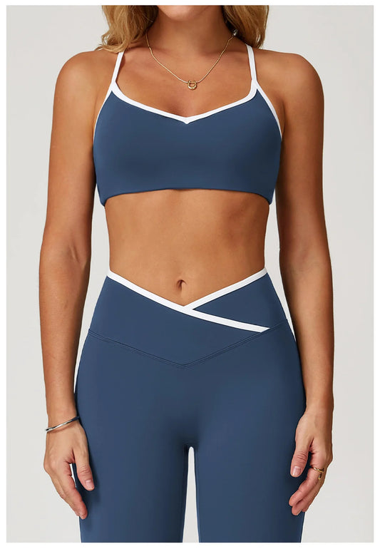 Vibe Edge – Contrast Trim Sport Bra