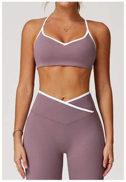 Vibe Edge – Contrast Trim Sport Bra